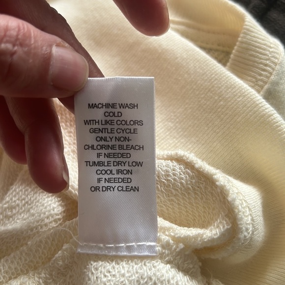 Industry Ivory 100% Cotton Women Sweatshirt M - Picture 12 of 15